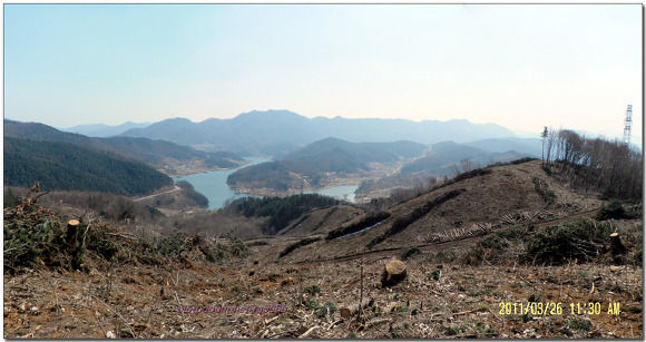 춘천지맥(영춘지맥)1-1구간(관천리 입수점 - 송이재봉 - 새덕산갈림길)