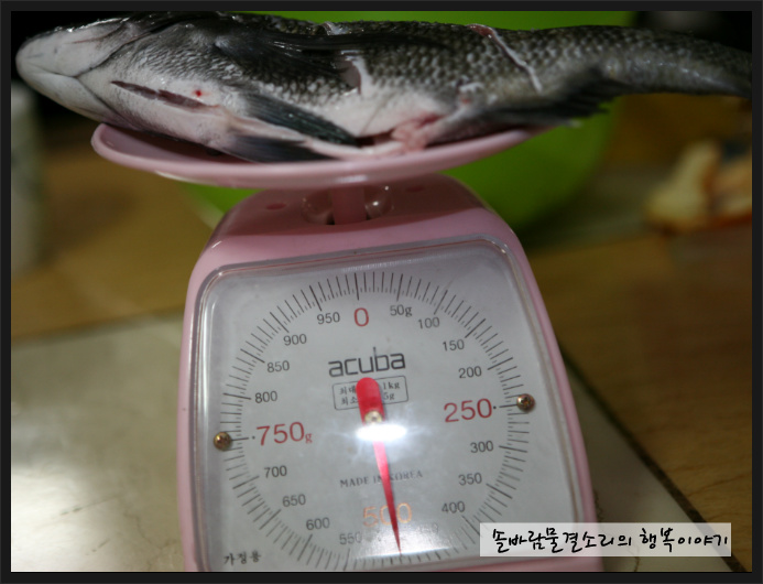 멋진 주말요리 감성돔찜 ~