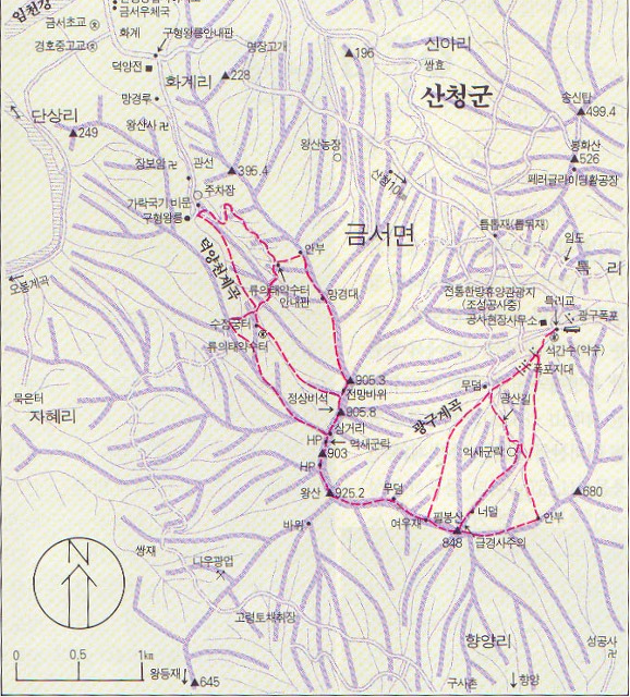 왕산, 필봉산 (경남 산청)