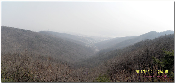 수락지맥3구간(담터고개 - 새우개고개 - 망우산 - 아차산 - 광장동) 