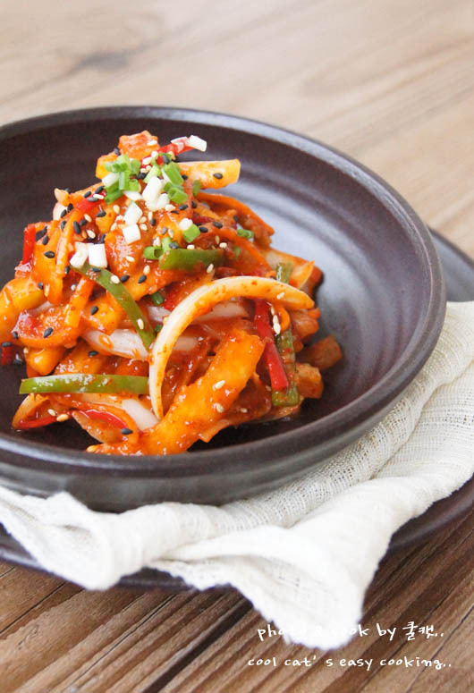 처치곤란 수박 껍질로 만드는 맛깔난 반찬4가지