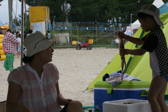 0907300802 가족여행(2) - 오산해수욕장