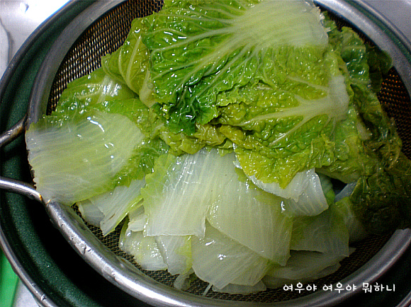 간단하게 만들어 먹는 시골밥상-봄동 시래기 조림^^
