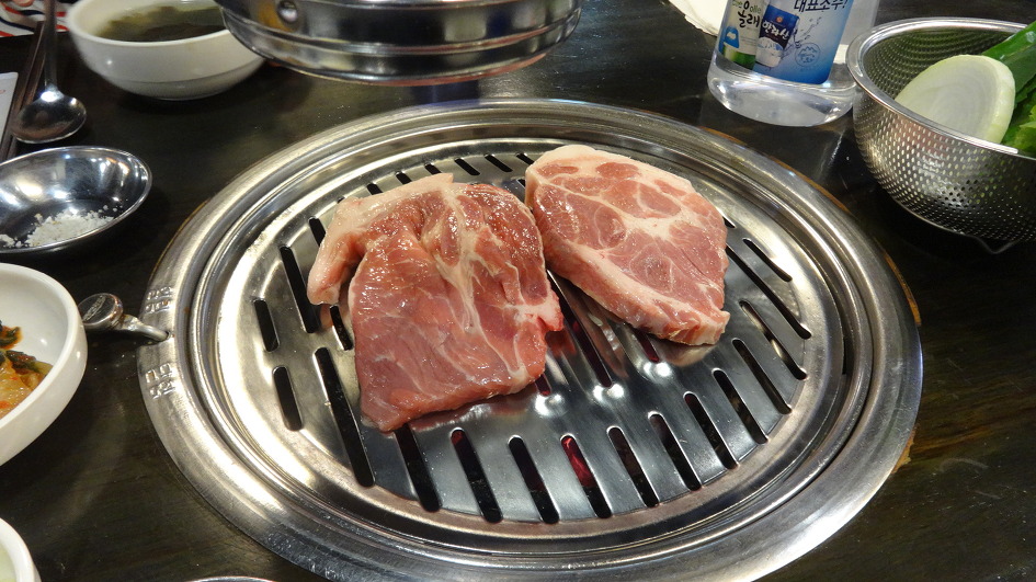 재주도여행 마지막날 제주산 돼지고기로 마무리한다