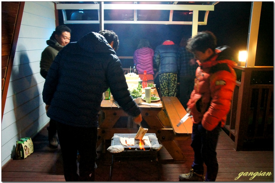 영남알프스 배내골 포그니펜션에서의 다산조 송년모임 1박2일