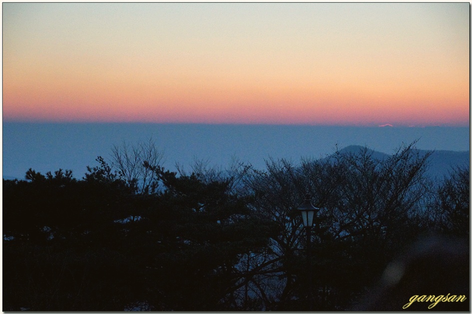 토함산 석굴암의 일출로 병신년 새해를 열다.