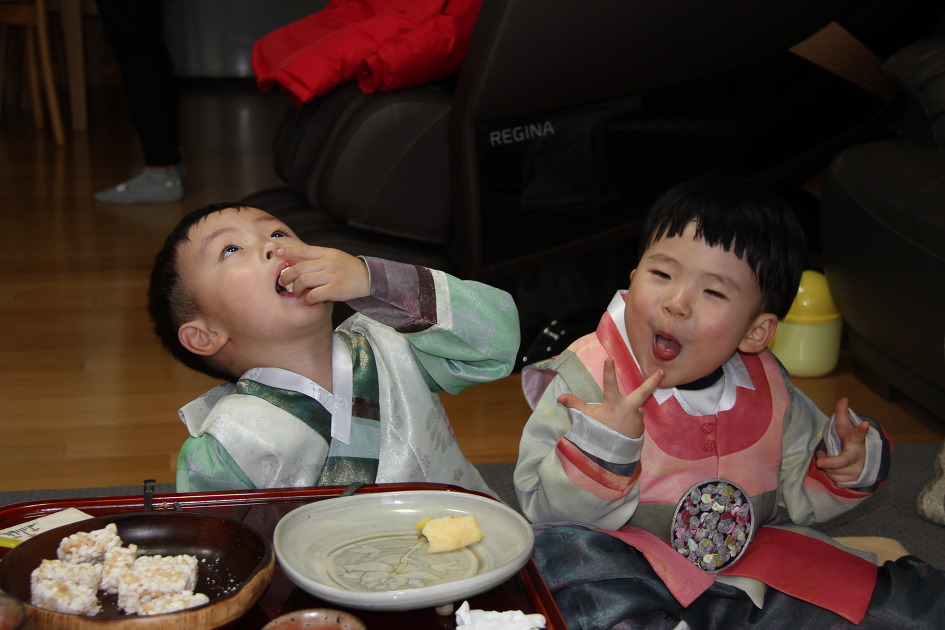 설날 손주들 재롱 모습! 