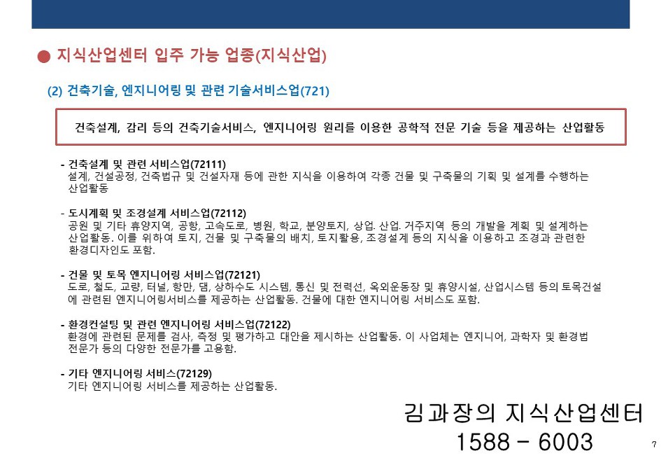 지식산업센터 입주대상