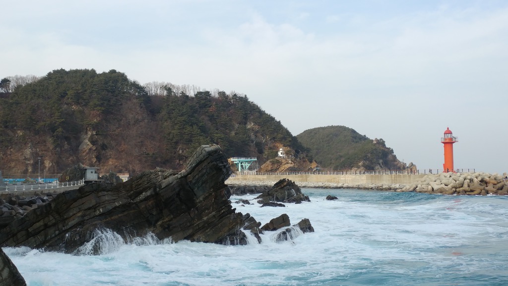 심곡항 주변 및 망양 휴게소 앞 풍경