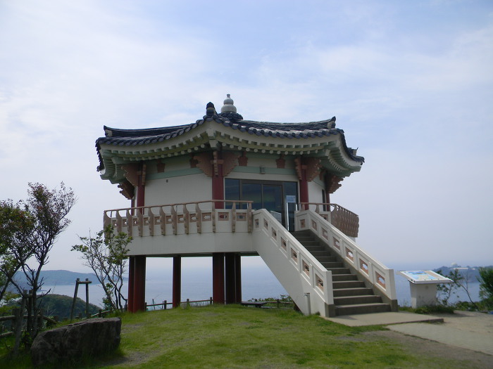 대마도 북쪽 끝에 자리한 본토바라기, 한국전망대 (대한해협, 해율도)