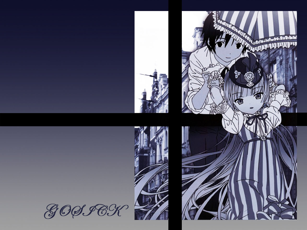 天の川 の妄想の世界 ゴシック Gosick 自作壁紙4枚